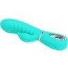 PRETTY LOVE - PRESCOTT VIBRADOR PUNTO G MULTIFUNCIÃ“N VERDE AGUA