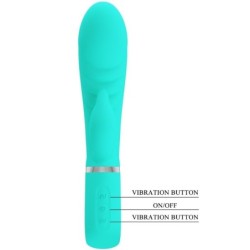 PRETTY LOVE - PRESCOTT VIBRADOR PUNTO G MULTIFUNCIÃ“N VERDE AGUA