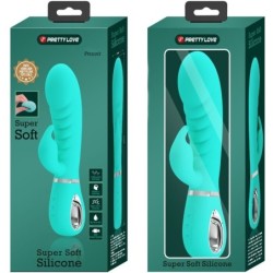 PRETTY LOVE - PRESCOTT VIBRADOR PUNTO G MULTIFUNCIÃ“N VERDE AGUA