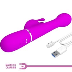 PRETTY LOVE - DEJON VIBRADOR RABBIT 3 EN 1 MULTIFUNCIÃ“N VIOLETA