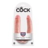 KING COCK - DILDO DOBLE PENETRACIÃ“N 17.8 CM NATURAL