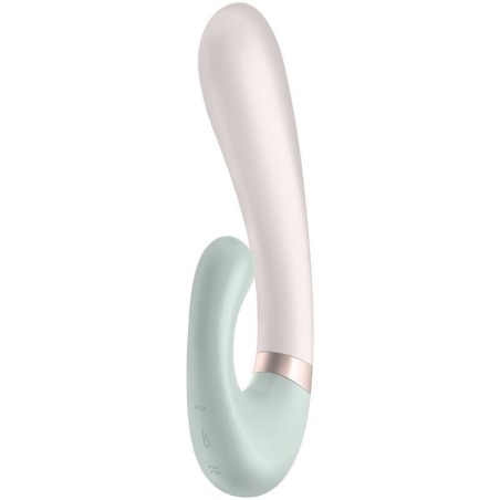 SATISFYER - HEAT WAVE VIBRADOR APP BLANCO