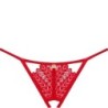 OBSESSIVE - INGRIDIA TANGA CROTCHLESS ROJO M/L