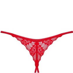 OBSESSIVE - INGRIDIA TANGA CROTCHLESS ROJO M/L