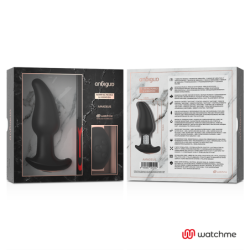 ANBIGUO - WATCHME CONTROL REMOTO PLUG ANAL VIBRADOR CON ROTACIÃ“N DE PERLAS AMADEUS