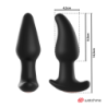 ANBIGUO - WATCHME CONTROL REMOTO PLUG ANAL VIBRADOR CON ROTACIÃ“N DE PERLAS AMADEUS