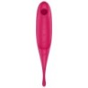 SATISFYER - TWIRLING PRO ESTIMULADOR Y VIBRADOR ROJO