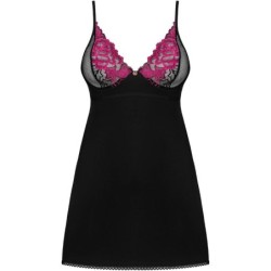 OBSESSIVE - ROSENTY CHEMISE & TANGA XL/XXL