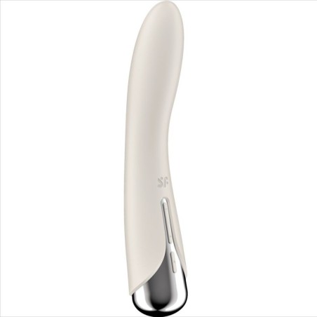 SATISFYER - SPINNING VIBE 1 VIBRADOR ROTADOR G-SPOT BEIGE