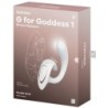 SATISFYER - G FOR GODDESS 1 VIBRADOR RABBIT BLANCO