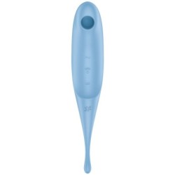 SATISFYER - TWIRLING PRO ESTIMULADOR Y VIBRADOR AZUL