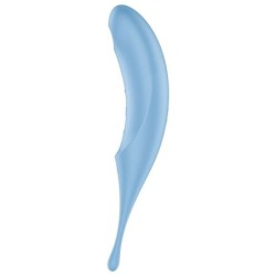 SATISFYER - TWIRLING PRO ESTIMULADOR Y VIBRADOR AZUL