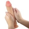 PRETTY LOVE - SLIDING SKIN SERIES DILDO REALÃSTICO CON VENTOSA PIEL DESLIZANTE NATURAL 23.4 CM