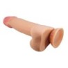 PRETTY LOVE - SLIDING SKIN SERIES DILDO REALÃSTICO CON VENTOSA PIEL DESLIZANTE 21.8 CM