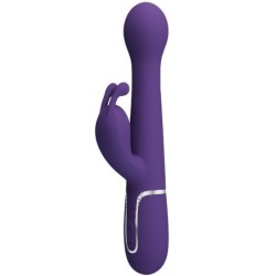 PRETTY LOVE - DEJON VIBRADOR RABBIT 3 EN 1 MULTIFUNCIÃ“N MORADO