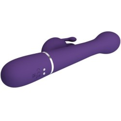 PRETTY LOVE - DEJON VIBRADOR RABBIT 3 EN 1 MULTIFUNCIÃ“N MORADO