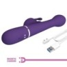 PRETTY LOVE - DEJON VIBRADOR RABBIT 3 EN 1 MULTIFUNCIÃ“N MORADO