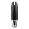 SATISFYER - POWER MASTURBATOR NEGRO Y PLATA