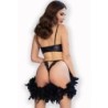 CHILIROSE - CR 4687 SET DOS PIEZAS CROTCHLESS NEGRO M