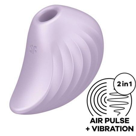 SATISFYER - PEARL DIVER ESTIMULADOR Y VIBRADOR VIOLETA