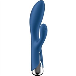 SATISFYER - SPINNING RABBIT 1 ESTIMULACION CLITORIS Y PUNTO G AZUL