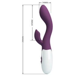 PRETTY LOVE - BRIGHTY VIBRADOR PUNTO G MORADO