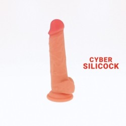 CYBER SILICOCK - JUDE REALISTICO SILICONA LIQUIDA 18 CM -O- 3.2 CM