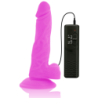 DIVERSIA - DILDO FLEXIBLE CON VIBRACIÃ“N LILA 18 CM -O- 4 CM