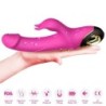 ARMONY - METEROR DILDO VIBRADOR RABBIT ROTADOR FUCSIA