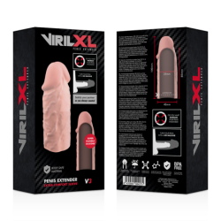 VIRILXL - EXTENSION DE PENE LIQUID SILICONE V3 NATURAL