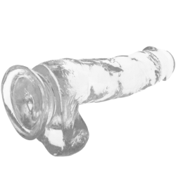 X RAY - ARNÃ‰S + DILDO REALISTA TRANSPARENTE 18.5 CM -O- 3.8 CM