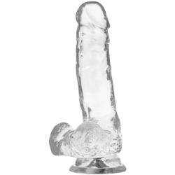 X RAY - ARNÃ‰S + DILDO REALISTA TRANSPARENTE 18.5 CM -O- 3.8 CM