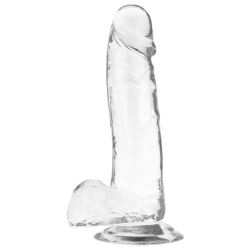 X RAY - ARNÃ‰S + DILDO REALISTA TRANSPARENTE 20 CM -O- 4.5 CM