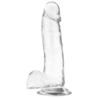 X RAY - ARNÃ‰S + DILDO REALISTA TRANSPARENTE 20 CM -O- 4.5 CM