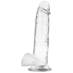 X RAY - ARNÃ‰S + DILDO REALISTA TRANSPARENTE 22 CM -O- 4.6 CM