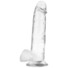 X RAY - ARNÃ‰S + DILDO REALISTA TRANSPARENTE 22 CM -O- 4.6 CM