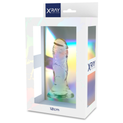 X RAY - ARNÃ‰S + DILDO TRANSPARENTE 12 CM -O- 2.6 CM