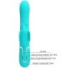 PRETTY LOVE - VIBRADOR RABBIT MULTIFUNCIÃ“N 4 EN 1 MARIPOSA VERDE AGUA