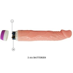 BAILE - VIBRADOR REALÃSTICO NATURAL 22 CM