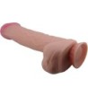 PRETTY LOVE - SLIDING SKIN SERIES DILDO REALÃSTICO CON VENTOSA PIEL DESLIZANTE MORENO 26 CM