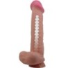 PRETTY LOVE - SLIDING SKIN SERIES DILDO REALÃSTICO CON VENTOSA PIEL DESLIZANTE MORENO 26 CM