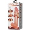 PRETTY LOVE - SLIDING SKIN SERIES DILDO REALÃSTICO CON VENTOSA PIEL DESLIZANTE MORENO 26 CM