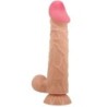 PRETTY LOVE - SLIDING SKIN SERIES DILDO REALÃSTICO CON VENTOSA PIEL DESLIZANTE 24 CM