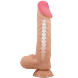 PRETTY LOVE - SLIDING SKIN SERIES DILDO REALÃSTICO CON VENTOSA PIEL DESLIZANTE 24 CM