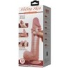 PRETTY LOVE - SLIDING SKIN SERIES DILDO REALÃSTICO CON VENTOSA PIEL DESLIZANTE MORENO 24 CM