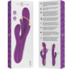 INTENSE - APOLO VIBRADOR MULTIFUNCIÃ“N RECARGABLE 7 VIBRACIONES CON LENGUA OSCILANTE MORADO