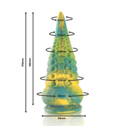 EPIC - CETUS DILDO TENTÃCULO VERDE TAMAÃ‘O PEQUEÃ‘O