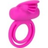 CALEXOTICS - DUAL CLIT FLICKER ENHANCER DOBLE ANILLO VIBRADOR DE SILICONA ROSA