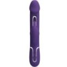 PRETTY LOVE - KAMPAS VIBRADOR RABBIT 3 EN 1 MULTIFUNCIÃ“N CON LENGUA VIOLETA