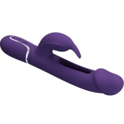 PRETTY LOVE - KAMPAS VIBRADOR RABBIT 3 EN 1 MULTIFUNCIÃ“N CON LENGUA VIOLETA